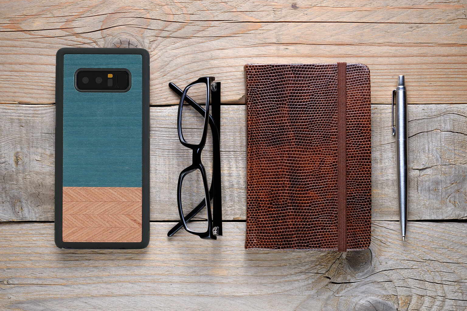 Samsung Galaxy Note 8 suojakuori Man&Wood, Denim, musta hinta ja tiedot | Puhelimen kuoret ja kotelot | hobbyhall.fi