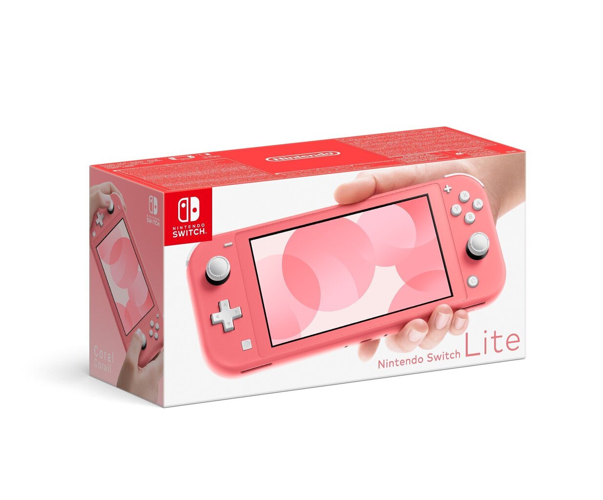 Nintendo Switch Lite, 32 Gt, Coral hinta ja tiedot | Pelikonsolit | hobbyhall.fi