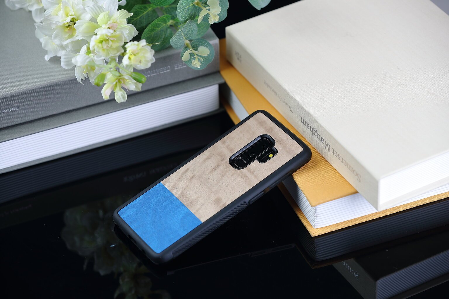 Samsung Galaxy S9 Plus suojakuori Man&Wood, Dove, musta hinta ja tiedot | Puhelimen kuoret ja kotelot | hobbyhall.fi