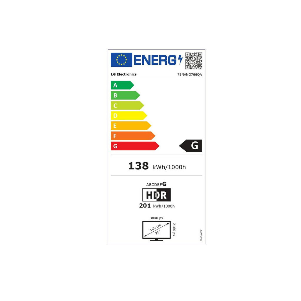 LG 75NANO766QA hinta ja tiedot | Televisiot | hobbyhall.fi