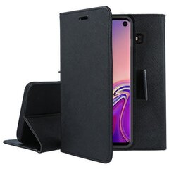 Mocco Fancy Book Case For Samsung N770 Galaxy Note 10 Lite Black hinta ja tiedot | Puhelimen kuoret ja kotelot | hobbyhall.fi