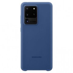 Samsung Galaxy S20 Ultra Silicone Cover Navy hinta ja tiedot | Puhelimen kuoret ja kotelot | hobbyhall.fi