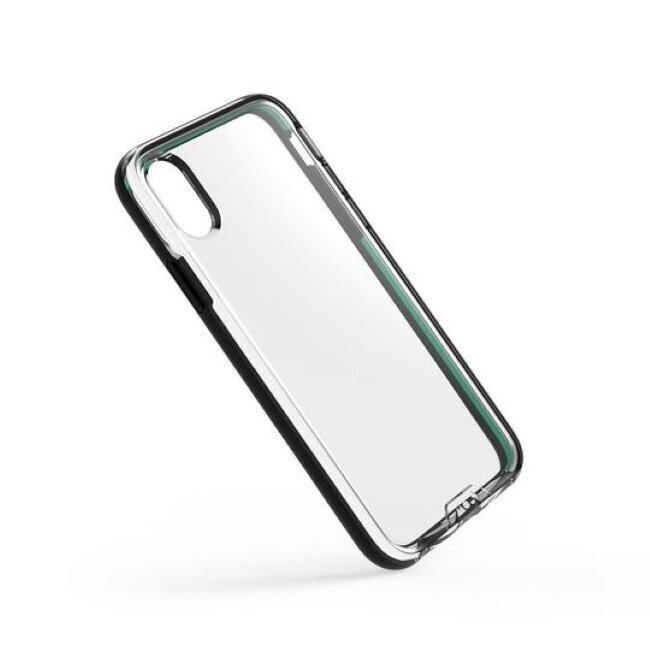 Mous Clarity AiroShock Protection Back Cover Case for iPhone X / XS Transparent with Black frame hinta ja tiedot | Puhelimen kuoret ja kotelot | hobbyhall.fi