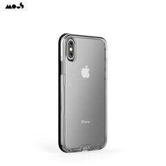 Mous Clarity AiroShock Protection Back Cover Case for iPhone X / XS Transparent with Black frame hinta ja tiedot | Puhelimen kuoret ja kotelot | hobbyhall.fi