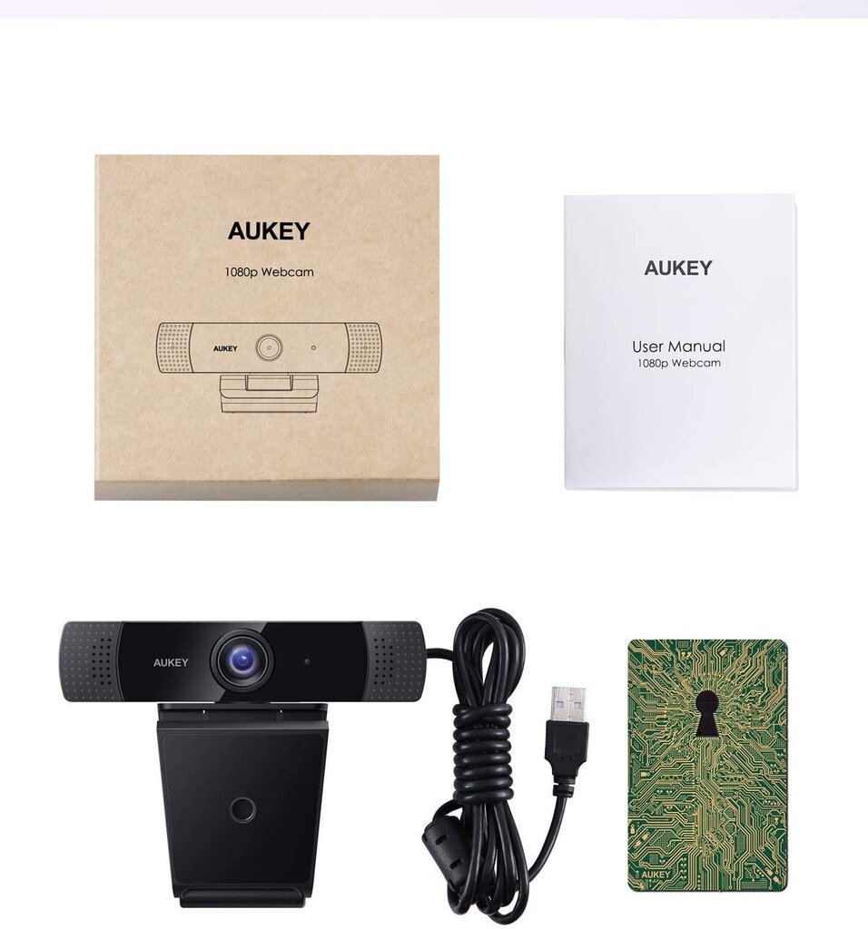 Aukey PC-LM1E hinta ja tiedot | Web-kamerat | hobbyhall.fi