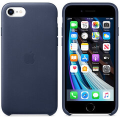 Apple Leather Case MXYN2ZM/A Midnight Blue hinta ja tiedot | Puhelimen kuoret ja kotelot | hobbyhall.fi