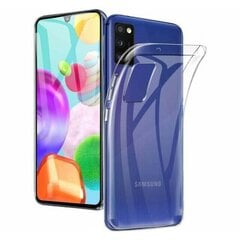 Suojakuori sopii Samsung Galaxy A41:lle, läpinäkyvä. hinta ja tiedot | Puhelimen kuoret ja kotelot | hobbyhall.fi