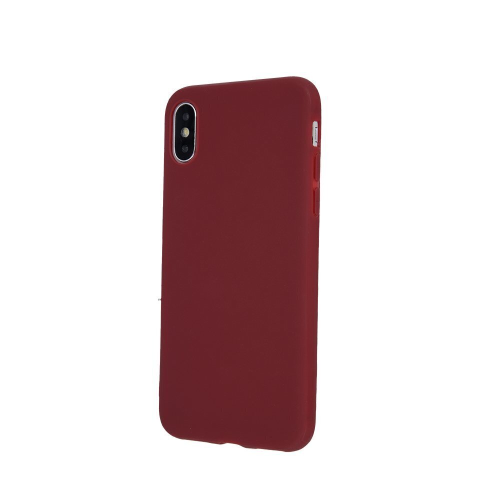 Mocco Ultra Slim Soft Matte 0.3 mm Silicone Case for Samsung Galaxy A21 Dark Red hinta ja tiedot | Puhelimen kuoret ja kotelot | hobbyhall.fi