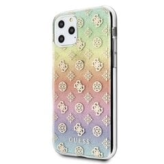 Guess Iridescent 4G Peony, iPhone 11 Prolle, läpinäkyvä suojakuori hinta ja tiedot | Puhelimen kuoret ja kotelot | hobbyhall.fi