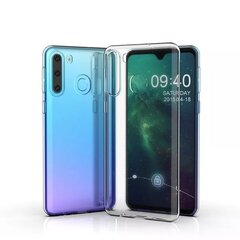 Silikonikotelo Fusion Ultra 0,5 mm Xiaomi Redmi Note 9S / Note 9 Pro / Note 9 Pro Max, läpinäkyvä. hinta ja tiedot | Puhelimen kuoret ja kotelot | hobbyhall.fi