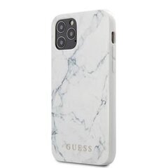 Guess kotelo Apple iPhone 12 Pro Max -puhelimelle, valkoinen marmori hinta ja tiedot | Puhelimen kuoret ja kotelot | hobbyhall.fi