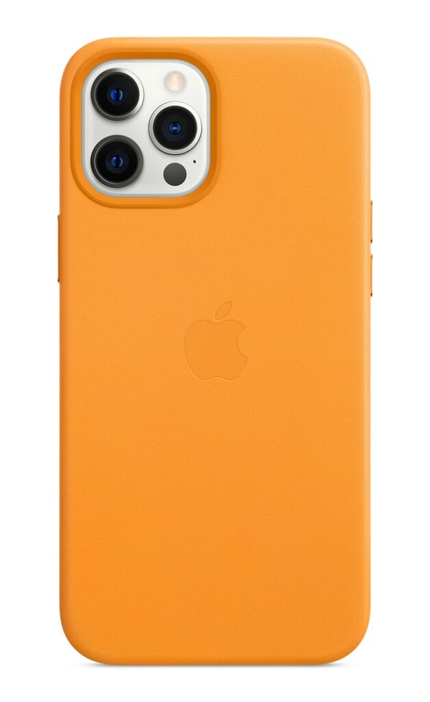 Apple iPhone 12 Pro Max MagSafe nahka suojakuori- - California Poppy hinta ja tiedot | Puhelimen kuoret ja kotelot | hobbyhall.fi