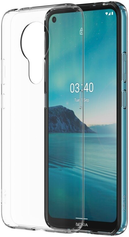 Takakannen suojakuoret Nokia - 3.4 läpinäkyvä kotelo hinta ja tiedot | Puhelimen kuoret ja kotelot | hobbyhall.fi
