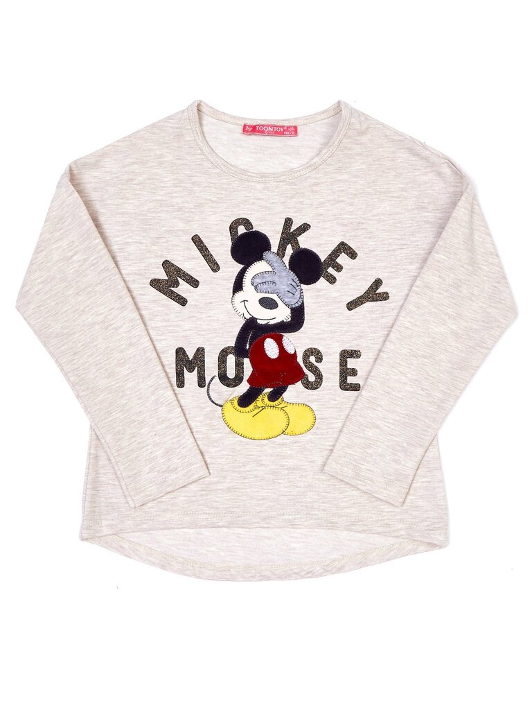 MICKEY MOUSE pusero tytölle, beige. hinta ja tiedot | Tyttöjen paidat | hobbyhall.fi