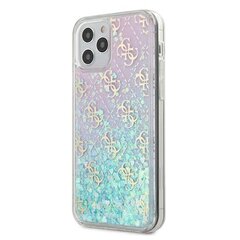 Apple iPhone 12 Pro Max suojakuori Guess Liquid Glitter irisoiva väri hinta ja tiedot | Puhelimen kuoret ja kotelot | hobbyhall.fi