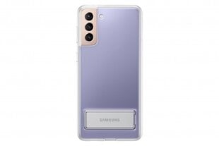 Samsung Galaxy S21+ Clear Standing Cover -suojakuori, kirkas hinta ja tiedot | Puhelimen kuoret ja kotelot | hobbyhall.fi