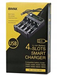 Universaali akkulaturi (4 kanavaa) USB hinta ja tiedot | BmaX Kodin remontointi | hobbyhall.fi