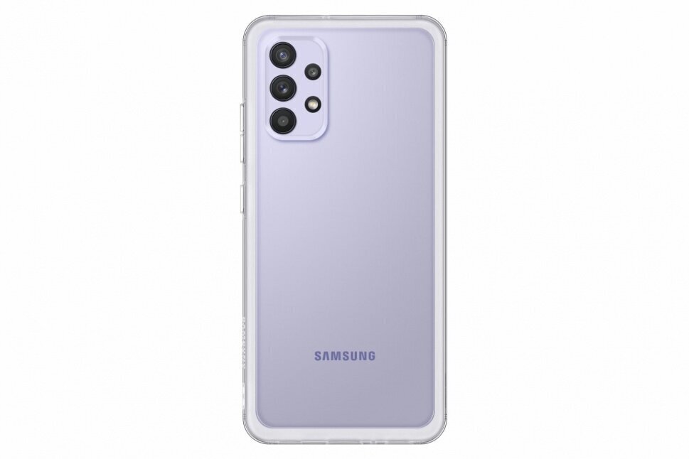 Samsungin pehmeä läpinäkyvä suojakuori Samsung Galaxy A32:lle läpinäkyvä hinta ja tiedot | Puhelimen kuoret ja kotelot | hobbyhall.fi