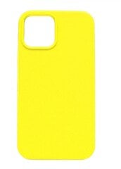 Takakannet Awareness Apple iPhone 12/12 Soft Case with bottom Lemon Yellow hinta ja tiedot | Puhelimen kuoret ja kotelot | hobbyhall.fi