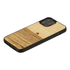 MAN&WOOD suojakuori Apple iPhone 12/12 Pro - Terra Black hinta ja tiedot | Puhelimen kuoret ja kotelot | hobbyhall.fi