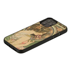 MAN&WOOD suojakuori Apple iPhone 12/12 Pro - Primrose Black hinta ja tiedot | Puhelimen kuoret ja kotelot | hobbyhall.fi