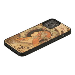 MAN&WOOD suojakuori Apple iPhone 12/12 Pro - Zodiac Black hinta ja tiedot | Puhelimen kuoret ja kotelot | hobbyhall.fi