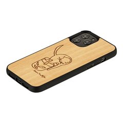 MAN&WOOD suojakuori Apple iPhone 12/12 Pro - Cat With Red Fish hinta ja tiedot | Puhelimen kuoret ja kotelot | hobbyhall.fi