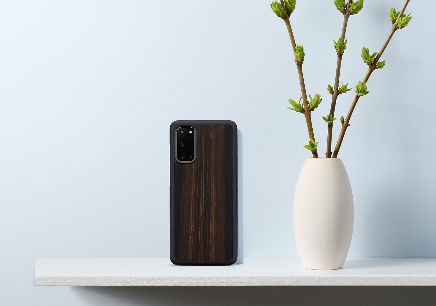 Samsung Galaxy S20 suojakuori MAN&WOOD ebony black hinta ja tiedot | Puhelimen kuoret ja kotelot | hobbyhall.fi