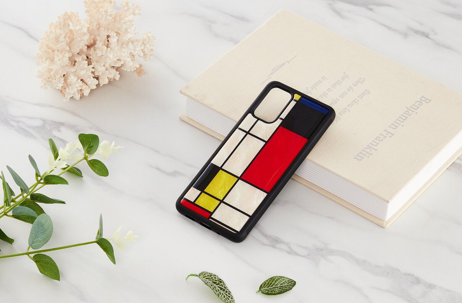 iKins suojakuori Samsung Galaxy S20+ - Mondrian Black hinta ja tiedot | Puhelimen kuoret ja kotelot | hobbyhall.fi