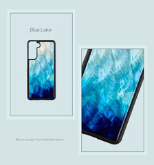iKins suojakuori Samsung Galaxy S21 Ultra - Blue Lake Black hinta ja tiedot | Puhelimen kuoret ja kotelot | hobbyhall.fi