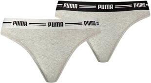 Puma Alusvaatteet Iconic Strin, harmaa hinta ja tiedot | Naisten alushousut | hobbyhall.fi