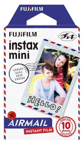 Fujifilm Instax Mini 1x10kpl valokuvapaperi, Airmail hinta ja tiedot | Kameratarvikkeet | hobbyhall.fi