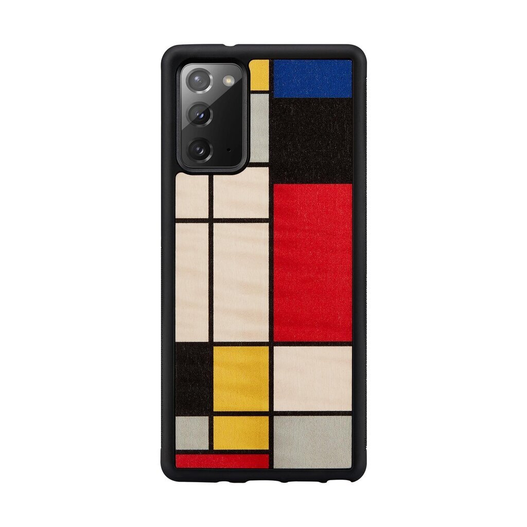 Samsung Galaxy Note 20 suojakuori MAN&WOOD mondrian wood black hinta ja tiedot | Puhelimen kuoret ja kotelot | hobbyhall.fi