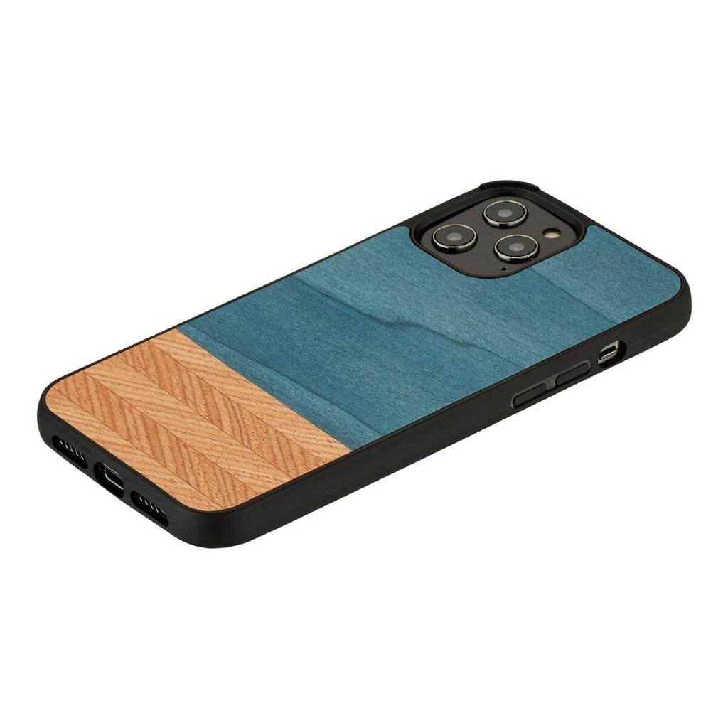 MAN&WOOD suojakuori Apple iPhone 12 Pro Max - Denim Black hinta ja tiedot | Puhelimen kuoret ja kotelot | hobbyhall.fi