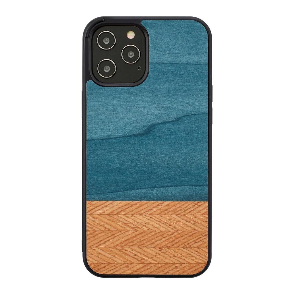 MAN&WOOD suojakuori Apple iPhone 12 Pro Max - Denim Black hinta ja tiedot | Puhelimen kuoret ja kotelot | hobbyhall.fi