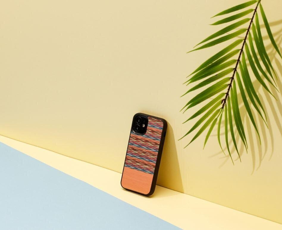 MAN&WOOD suojakuori Apple iPhone 12 mini - Browny Check Black hinta ja tiedot | Puhelimen kuoret ja kotelot | hobbyhall.fi