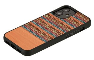 MAN&WOOD suojakuori Apple iPhone 12 mini - Browny Check Black hinta ja tiedot | Puhelimen kuoret ja kotelot | hobbyhall.fi