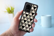iKins suojakuori Samsung Galaxy S20 Ultra - Pyramid Black hinta ja tiedot | Puhelimen kuoret ja kotelot | hobbyhall.fi