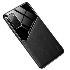 Mocco Lens Leather Back Case for Xiaomi Mi 11 Black hinta ja tiedot | Puhelimen kuoret ja kotelot | hobbyhall.fi