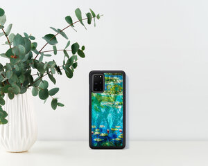iKins suojakuori Samsung Galaxy S20+ - Water Lilies Black hinta ja tiedot | Puhelimen kuoret ja kotelot | hobbyhall.fi