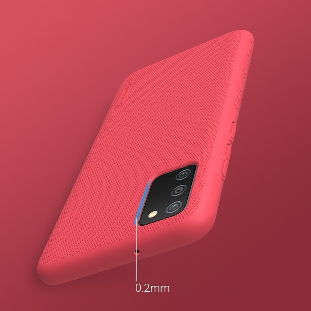 Samsung Galaxy A02s EU suojakuori Nillkin Super Frosted Shield Case, musta hinta ja tiedot | Puhelimen kuoret ja kotelot | hobbyhall.fi