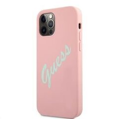 Apple iPhone 12/12 Pro suojakuori Guess - Pink hinta ja tiedot | Puhelimen kuoret ja kotelot | hobbyhall.fi