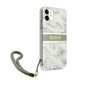 Suojakuori GUHCN61KMABGN Guess TPU Marble Stripe Case iPhone 11:lle, vihreä hinta