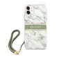 Suojakuori GUHCN61KMABGN Guess TPU Marble Stripe Case iPhone 11:lle, vihreä