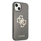 GUHCP13MPCUGL4GBK Guess TPU Big 4G Full Glitter Case iPhone 13 Black hinta ja tiedot | Puhelimen kuoret ja kotelot | hobbyhall.fi