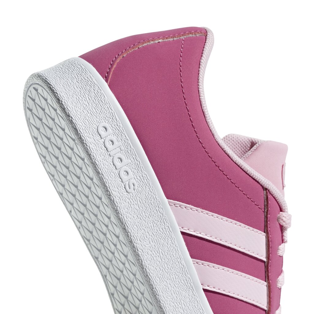 Adidas Jalkineet VL Court 2.0 K Pink hinta ja tiedot | Naisten urheilu- ja vapaa-ajan kengät | hobbyhall.fi