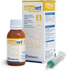 Bioiberica Atopivet oraalisuspensio, 120 ml hinta ja tiedot | Koiran terveys ja hyvinvointi | hobbyhall.fi