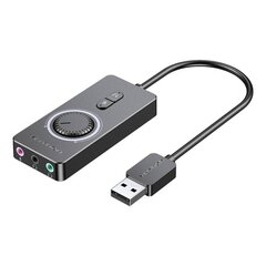 Ulkoinen USB 2.0 -äänikortti Vention CDRBF 1m (musta) hinta ja tiedot | Adapterit | hobbyhall.fi