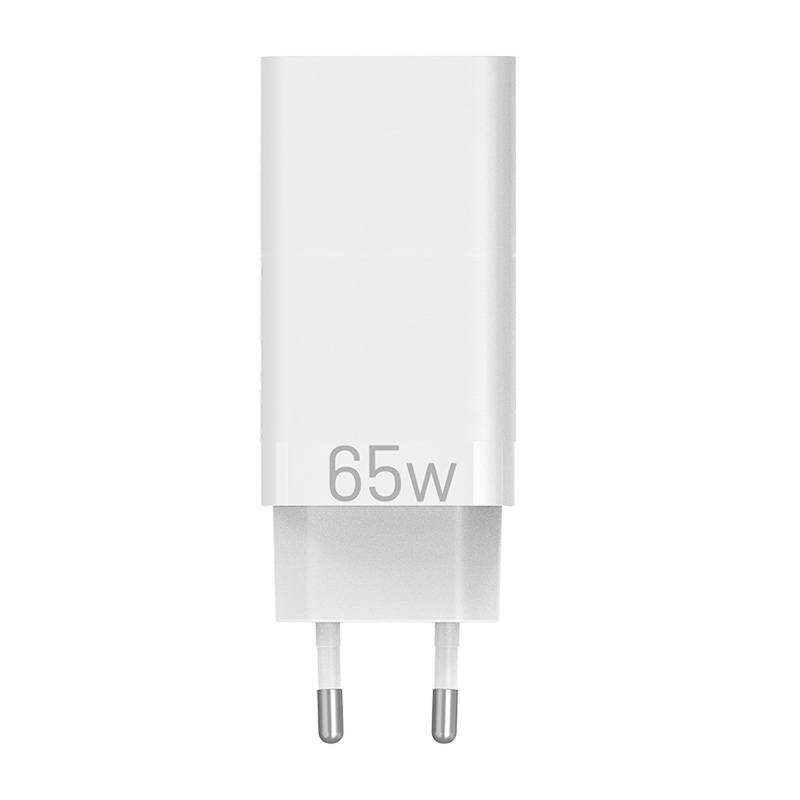 Seinälaturi EU 2xUSB-C(65W|30W) USB-A(30W) Vention, FEDW0-EU, 2.4A, PD 3.0 hinta ja tiedot | Puhelimen laturit | hobbyhall.fi