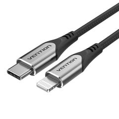 USB-C-kaapeli Lightning, Vention TACHF, 1m (harmaa) hinta ja tiedot | VENTION Matkapuhelimet ja tarvikkeet | hobbyhall.fi